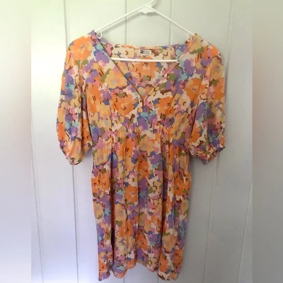 Billabong floral sundress size medium - Picture 3 of 5